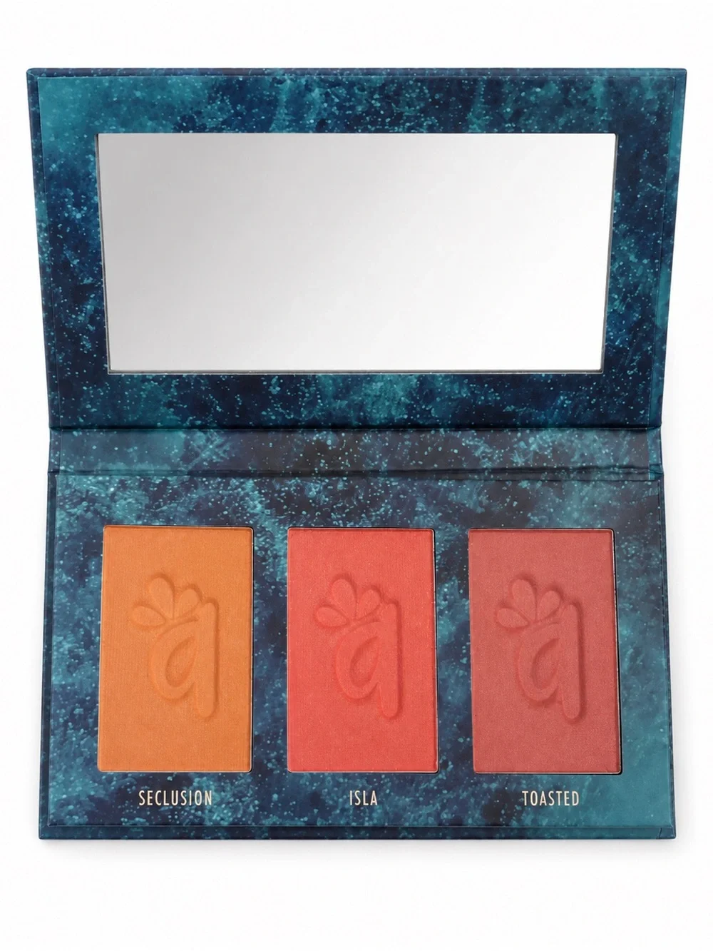 Alamar Three-Pan Blush Palette Warm Tan Tones NWT